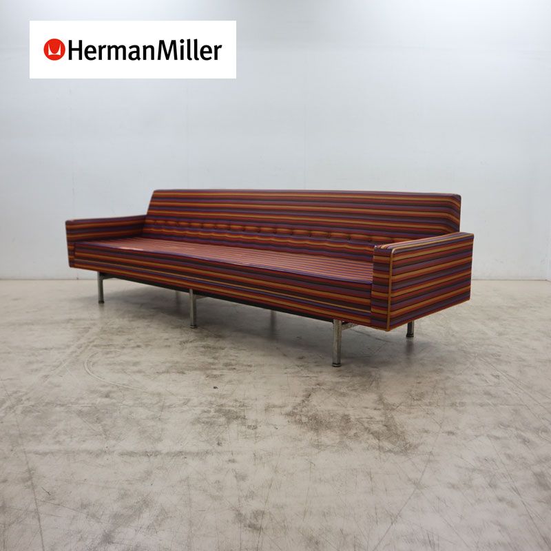 ◆希少◆ Herman Miller ハーマンミラー モジュラーシーティング ソファ ジョージ・ネルソン×アレキサンダー・ジラード ヴィンテージ