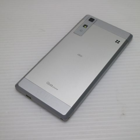 美品 au KYV37 Qua phone シルバー 即日発送 スマホ AU KYOCERA 本体