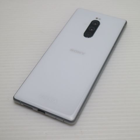 新品同様 SOV40 Xperia 1 ホワイト スマホ 本体 白ロム 土日祝発送OK
