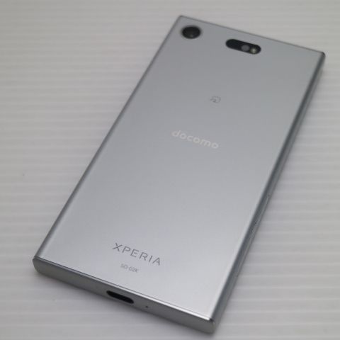 新品同様 SO-02K Xperia XZ1 Compact シルバー スマホ 即日発送 スマホ