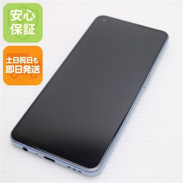 超美品 SIMフリー OPPO Reno7 A ブルー スマホ 土日祝発送 即日発送 08000