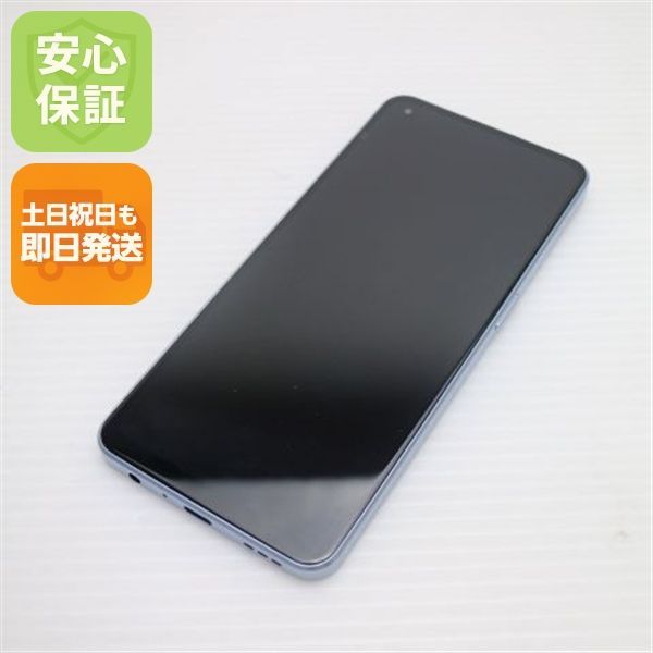 超美品 SIMフリー OPPO Reno7 A ブルー スマホ 土日祝発送 即日発送 08000