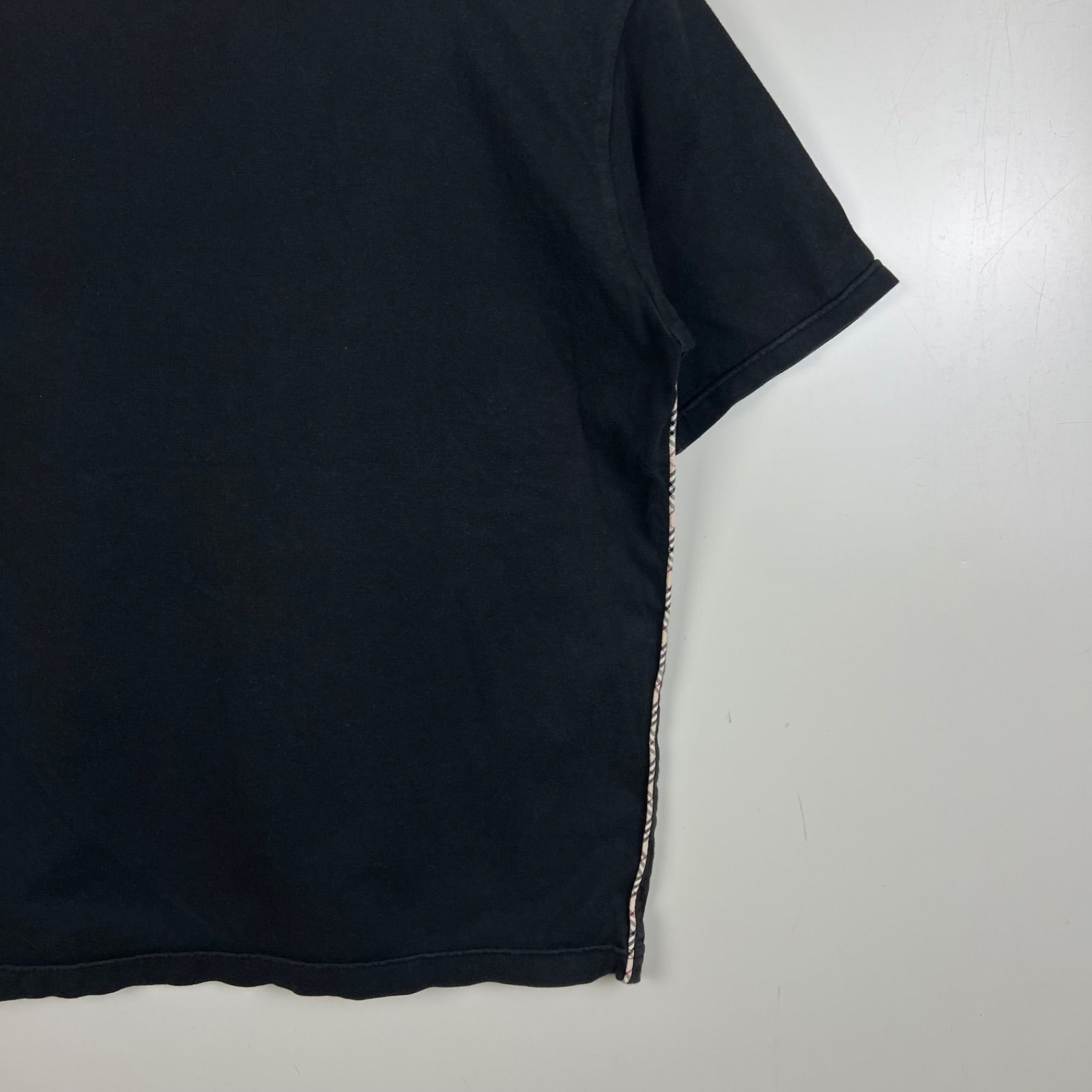 BURBERRY BLUE LABEL 00s y2k archive NOVA piping LOGO Tee L 