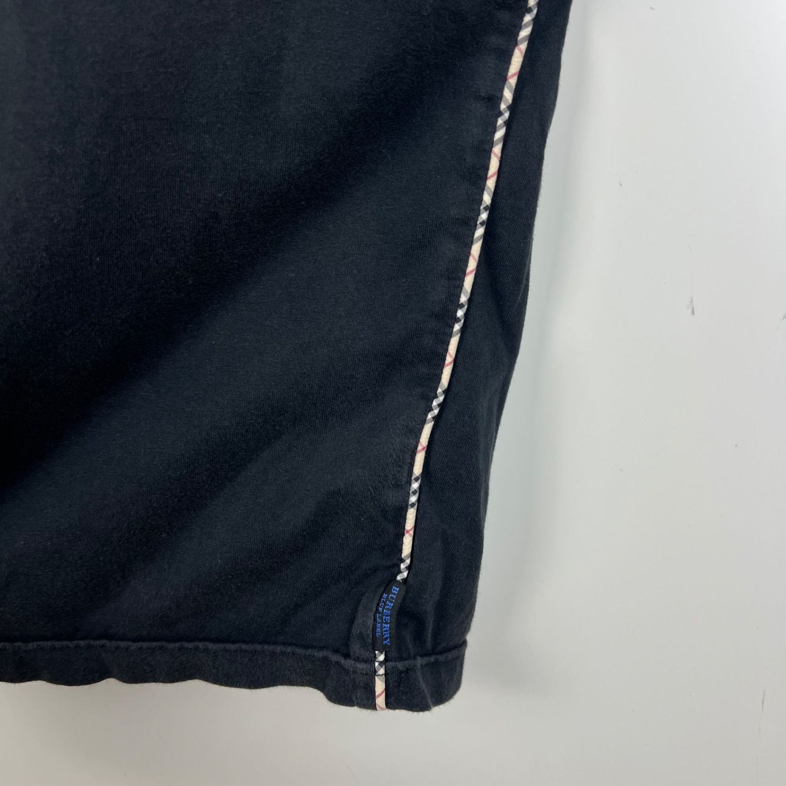 BURBERRY BLUE LABEL 00s y2k archive NOVA piping LOGO Tee L 