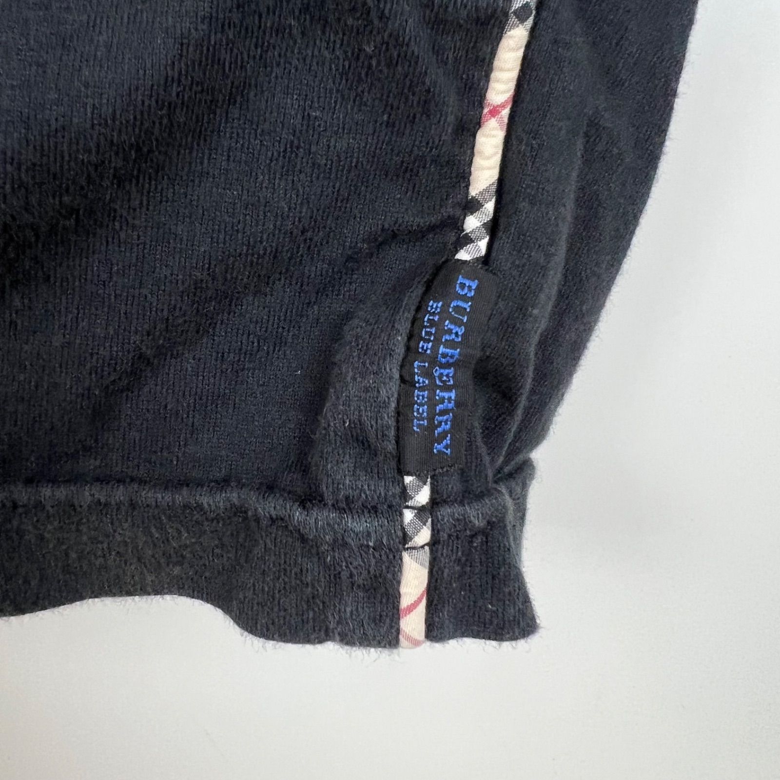 BURBERRY BLUE LABEL 00s y2k archive NOVA piping LOGO Tee L 