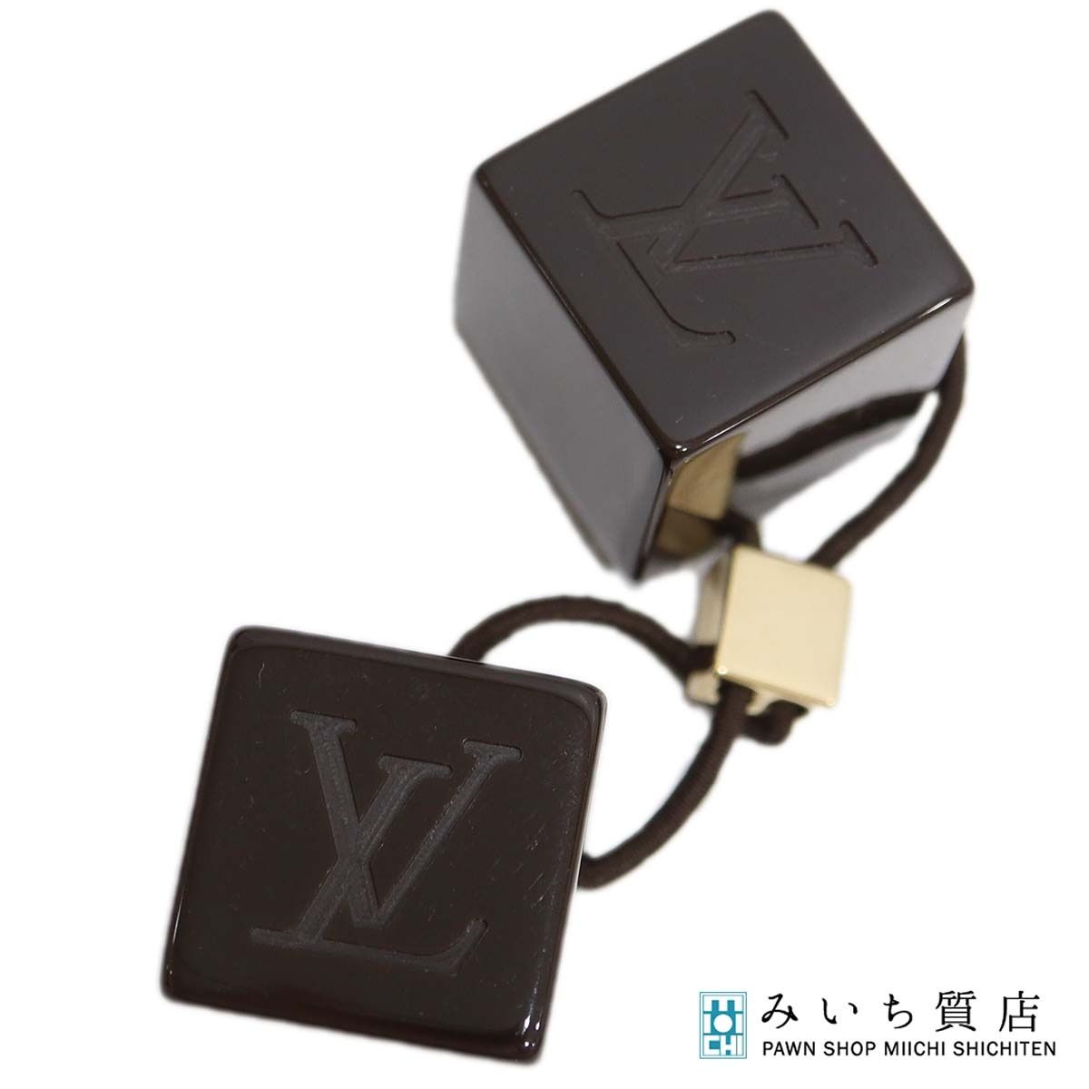LOUIS VUITTON LV ルイヴィトン ヘアゴム キューブ ヘアアクセサリー