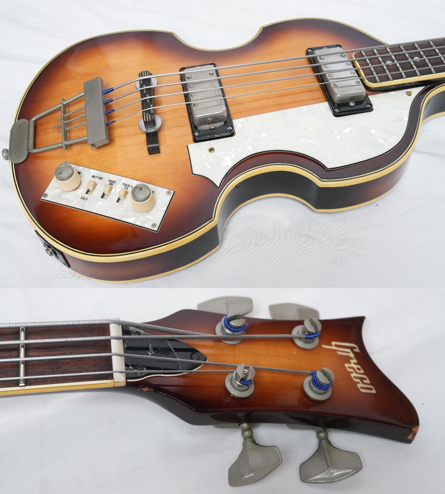 ☆GRECO☆VB-500 バイオリンベース セットネック仕様 1980年製 日本製