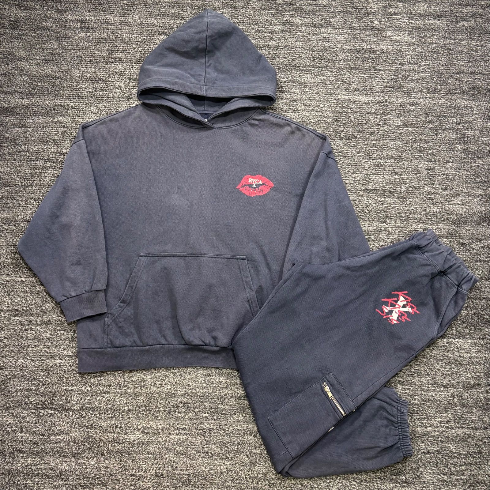 Rvca Stella Maxwell スウェットパーカー スウェットパンツ 