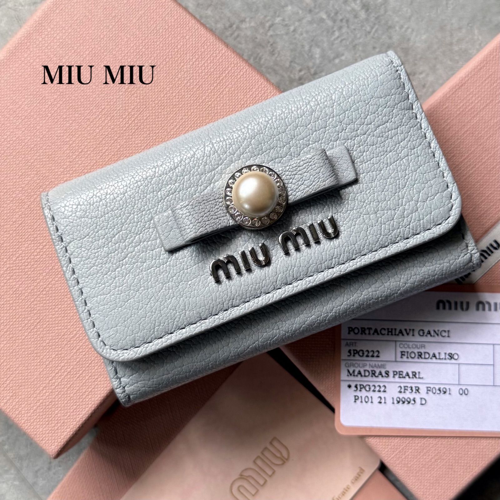 楽天市場 miumiu キー ケース MIU MIU - 新品 ミュウミュウ MIU MIU