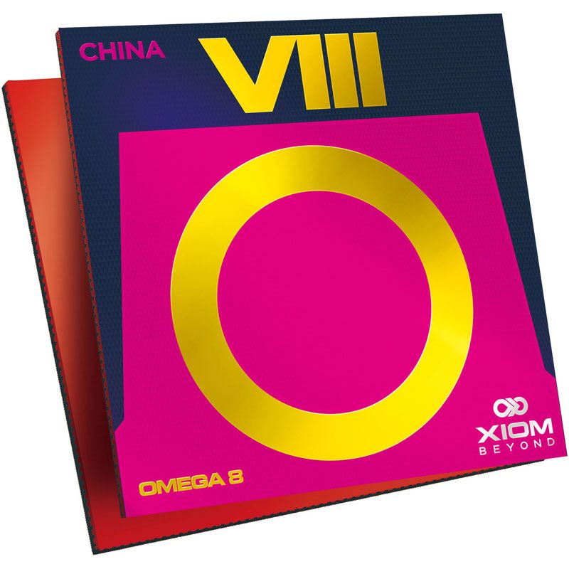 XIOM(エクシオン) オメガVIII チャイナ 卓球 ラバー その他ラバー 850042、(0040)レッド