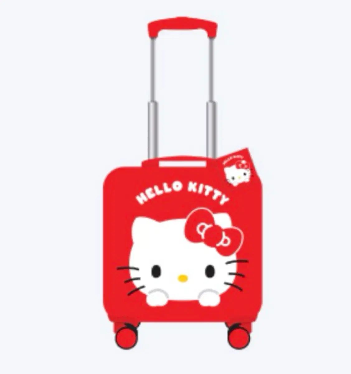 Seven Hello Kitty スクエア 機内持ち込みキャリアー レッド
