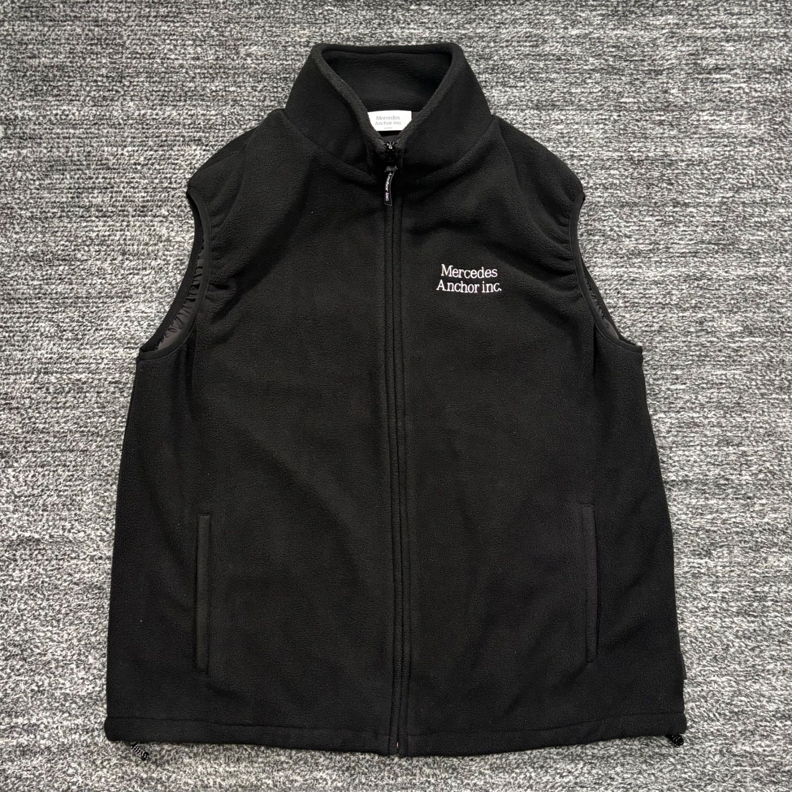 極美品 Mercedes Anchor inc Fleece Vest Black M メルセデス アンカー
