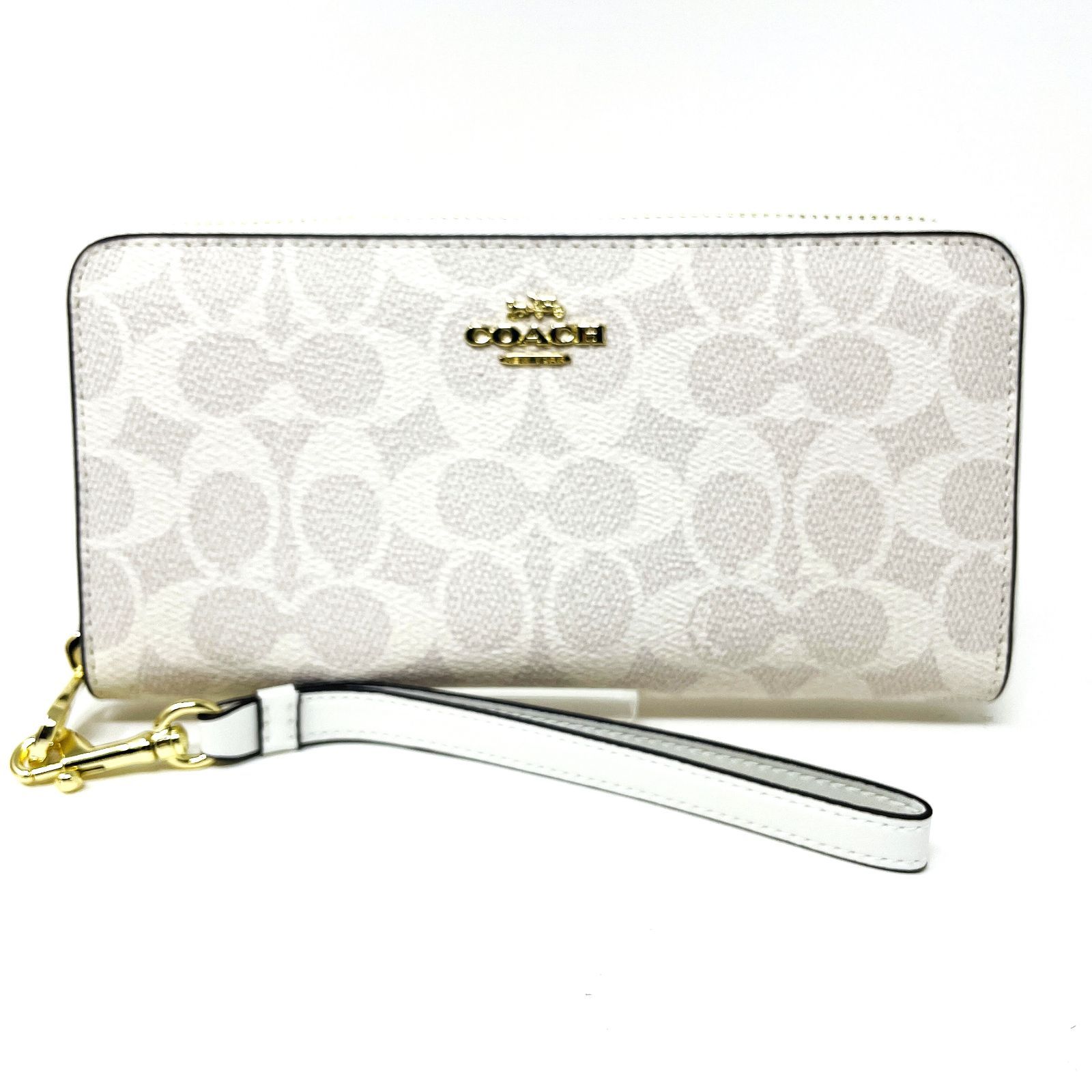 新品未使用】 COACH （コーチ） シグネチャー キャンバス ロング 