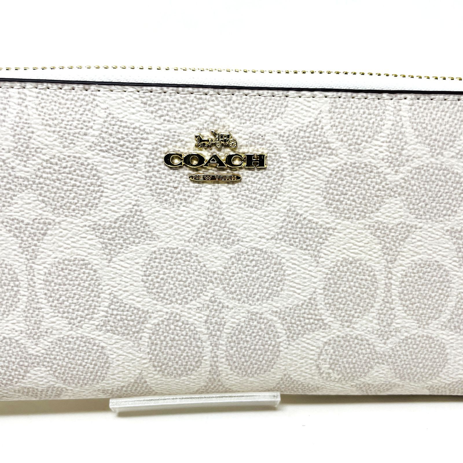 新品未使用】 COACH （コーチ） シグネチャー キャンバス ロング 