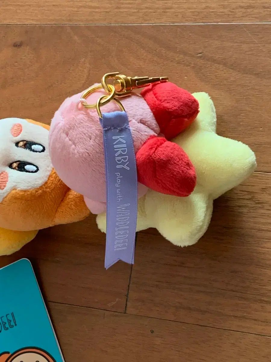 星のカービィ カービィ＆ワドルディ マスコット キーホルダー
