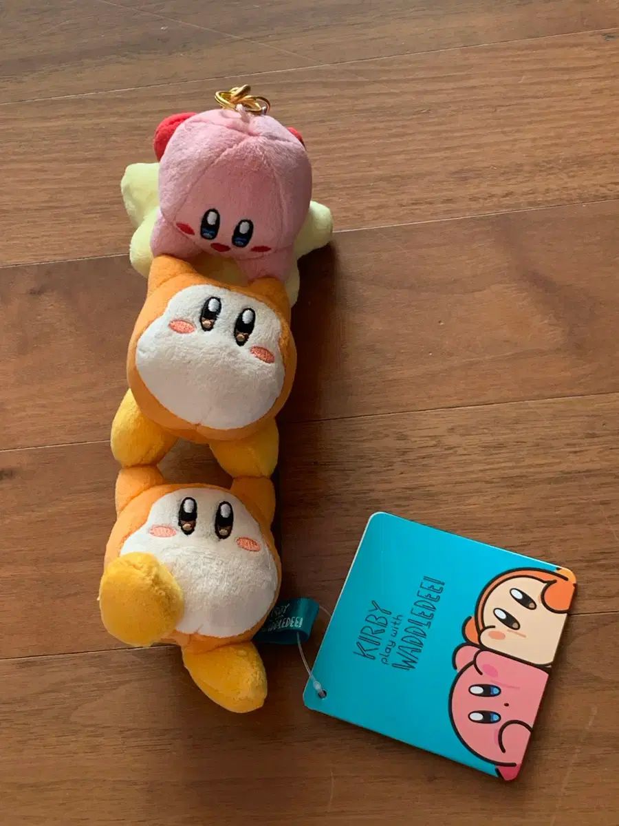 星のカービィ カービィ＆ワドルディ マスコット キーホルダー
