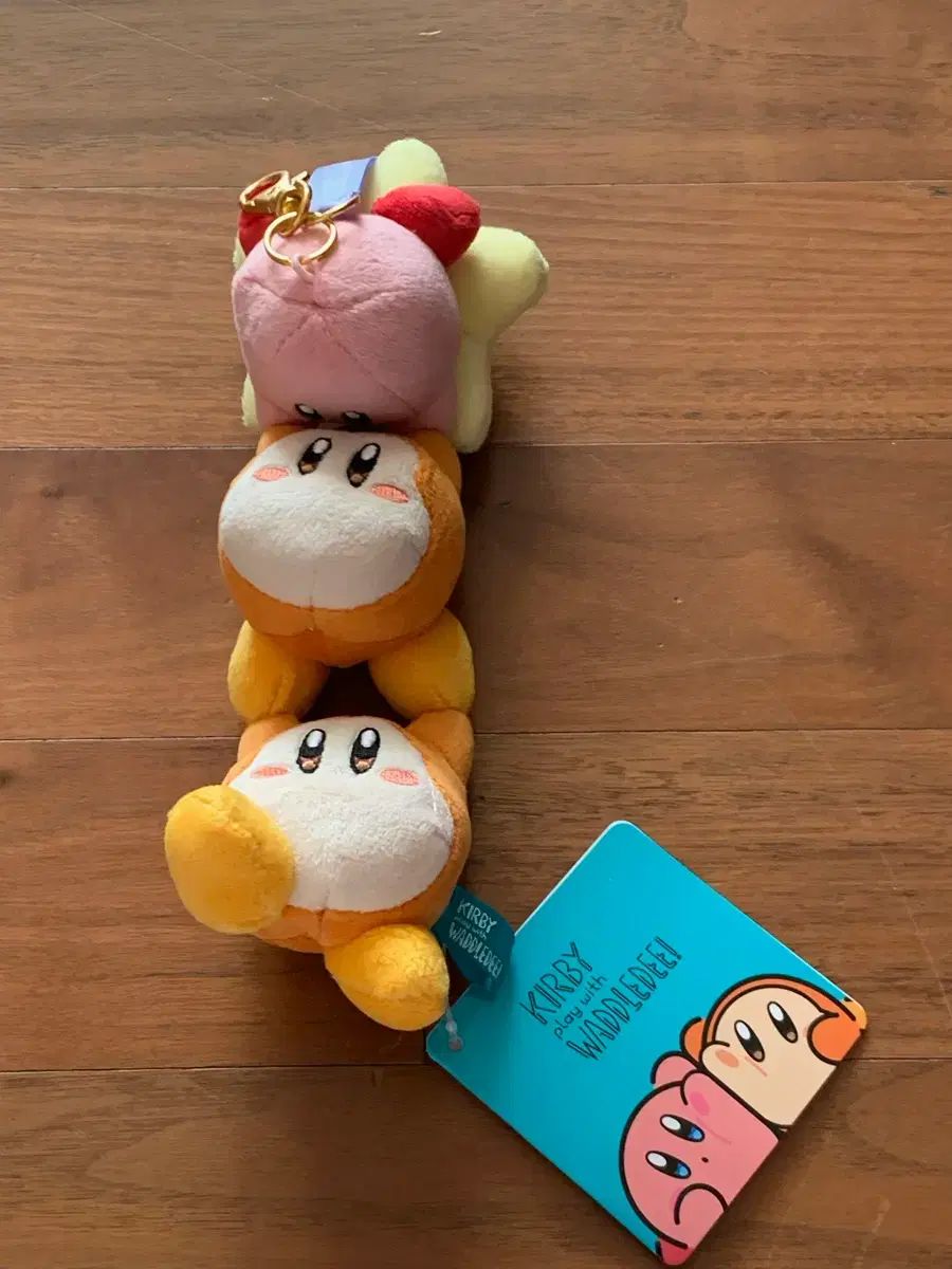 星のカービィ カービィ＆ワドルディ マスコット キーホルダー