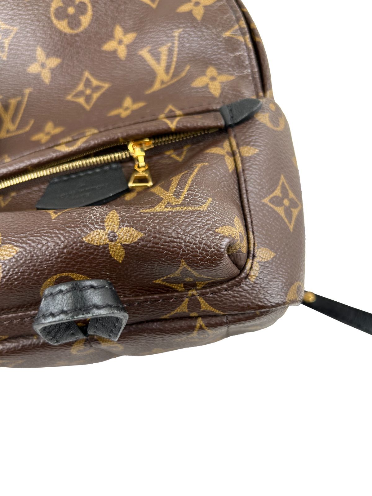 【美品】LOUIS VUITTON ルイ・ヴィトン モノグラム パームスプリングス PM バックパック リュックサック M41560 ブラウン レディース
