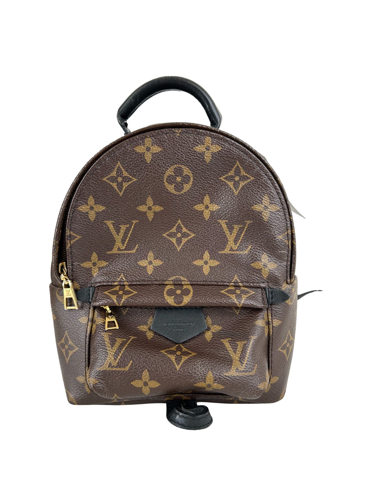 【美品】LOUIS VUITTON ルイ・ヴィトン モノグラム パームスプリングス PM バックパック リュックサック M41560 ブラウン レディース