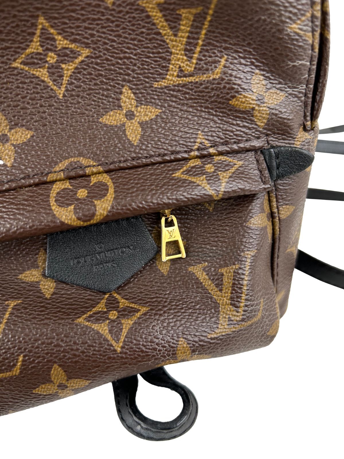 【美品】LOUIS VUITTON ルイ・ヴィトン モノグラム パームスプリングス PM バックパック リュックサック M41560 ブラウン レディース