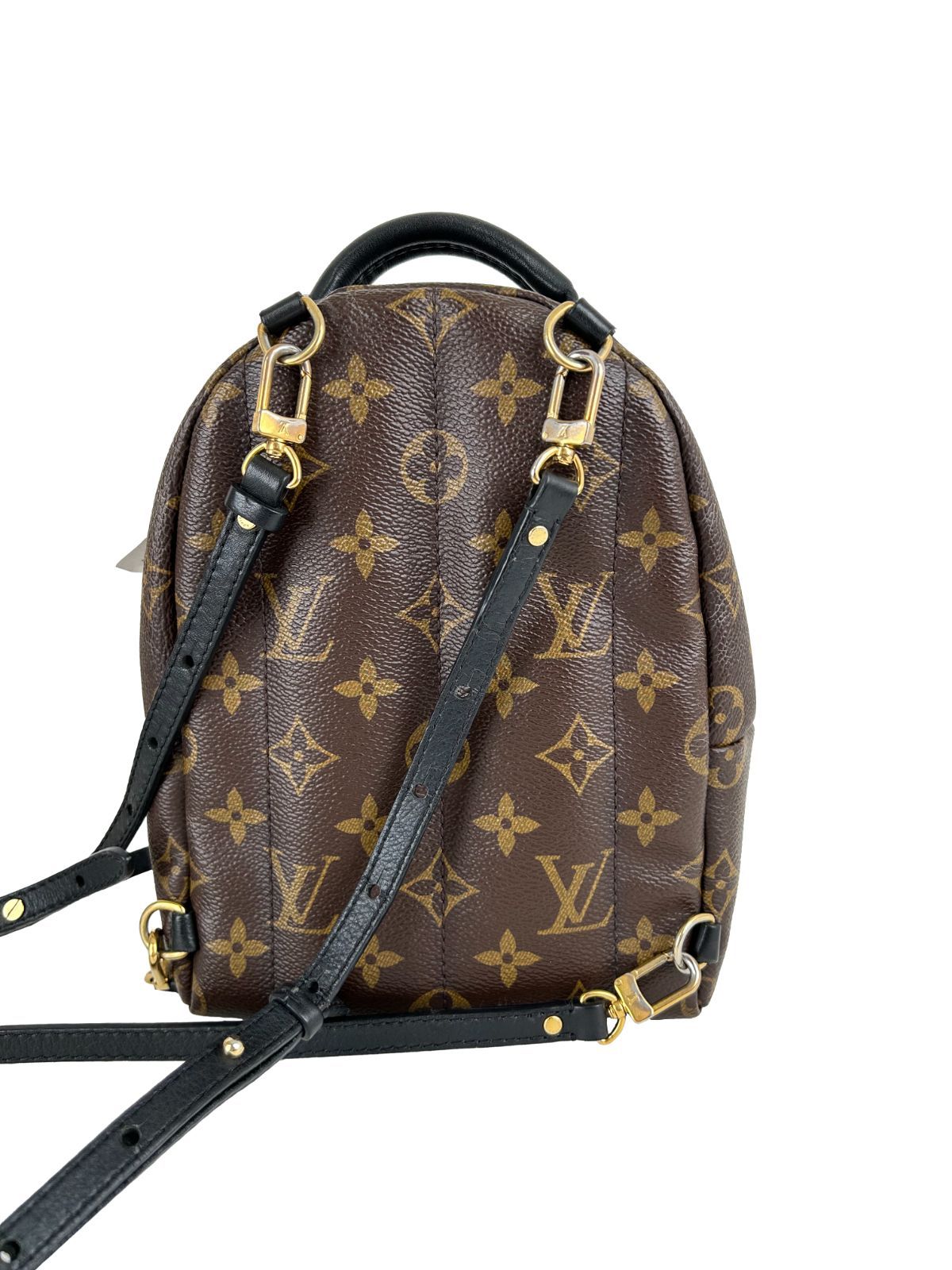 【美品】LOUIS VUITTON ルイ・ヴィトン モノグラム パームスプリングス PM バックパック リュックサック M41560 ブラウン レディース
