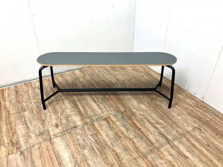 【アウトレット品】ウチダ プラーシリーズ 1200ロビーチェア 6-113-5517 グレー