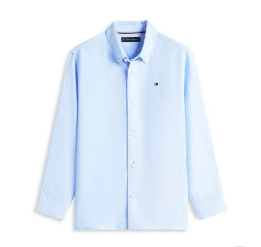 トミーヒルフィガー キッズ リラックス リネン ブレンド シャツ 14 新品