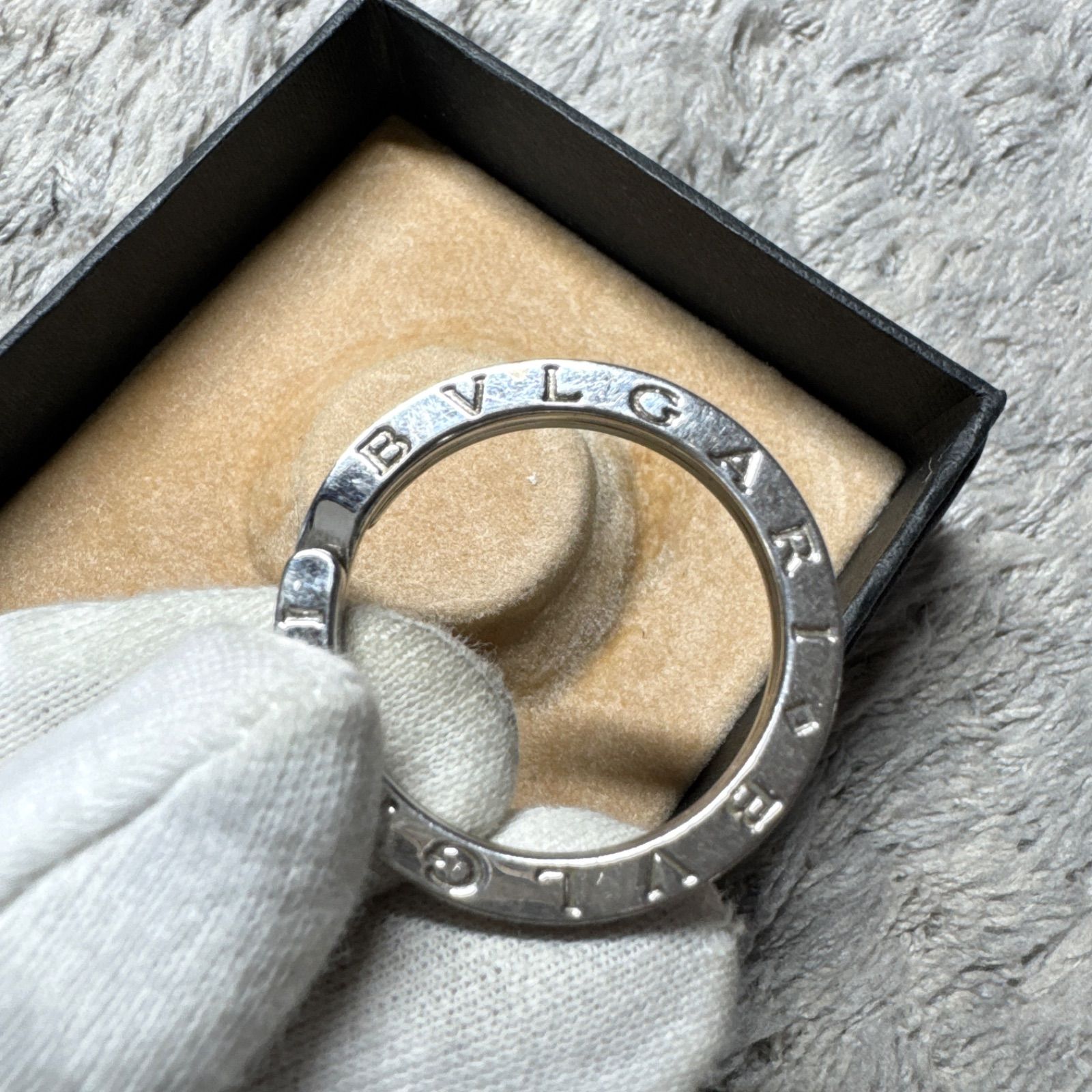 BVLGARI ブルガリ キーリング ネックレストップ シルバー 箱付き 