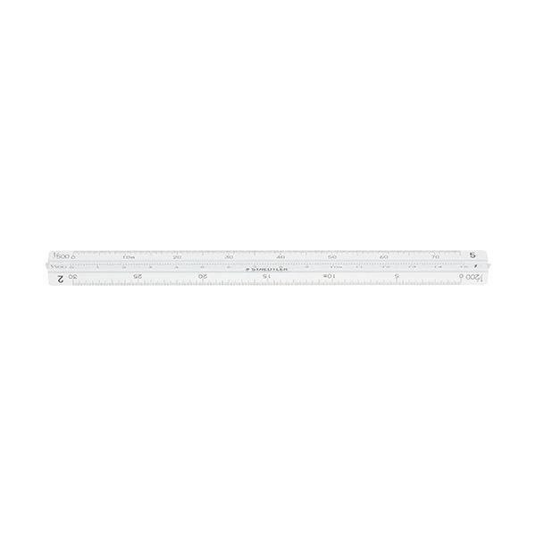 (まとめ) ステッドラー フルアルミ三角スケールポケット型 一般用 15cm 987 15-11 1個 〔×10セット〕