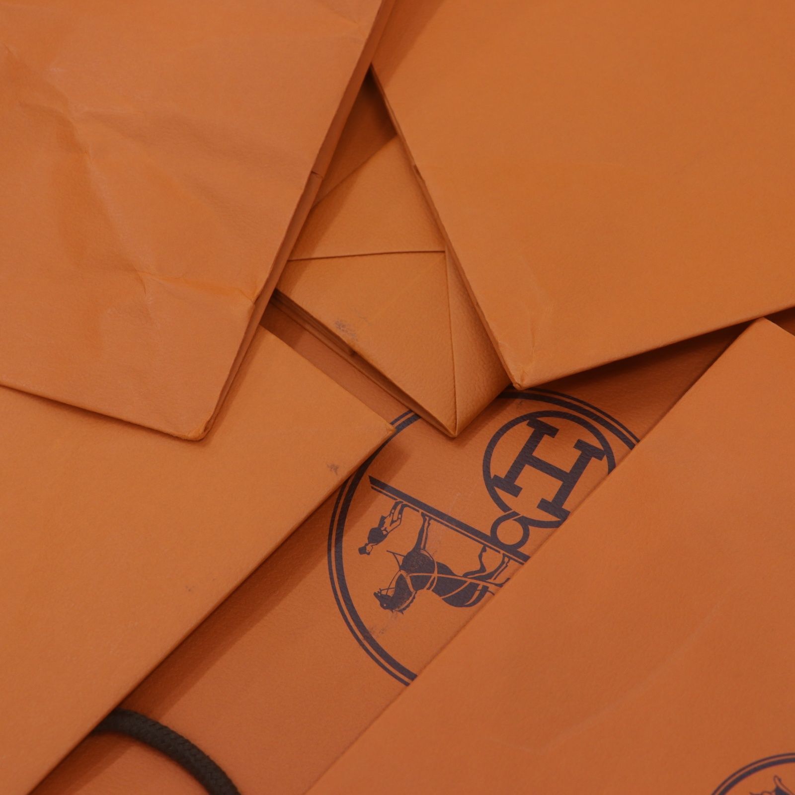 ITBFA7MZE8WB HERMES エルメス BOX ショッパー 純正 紙袋 オレンジ