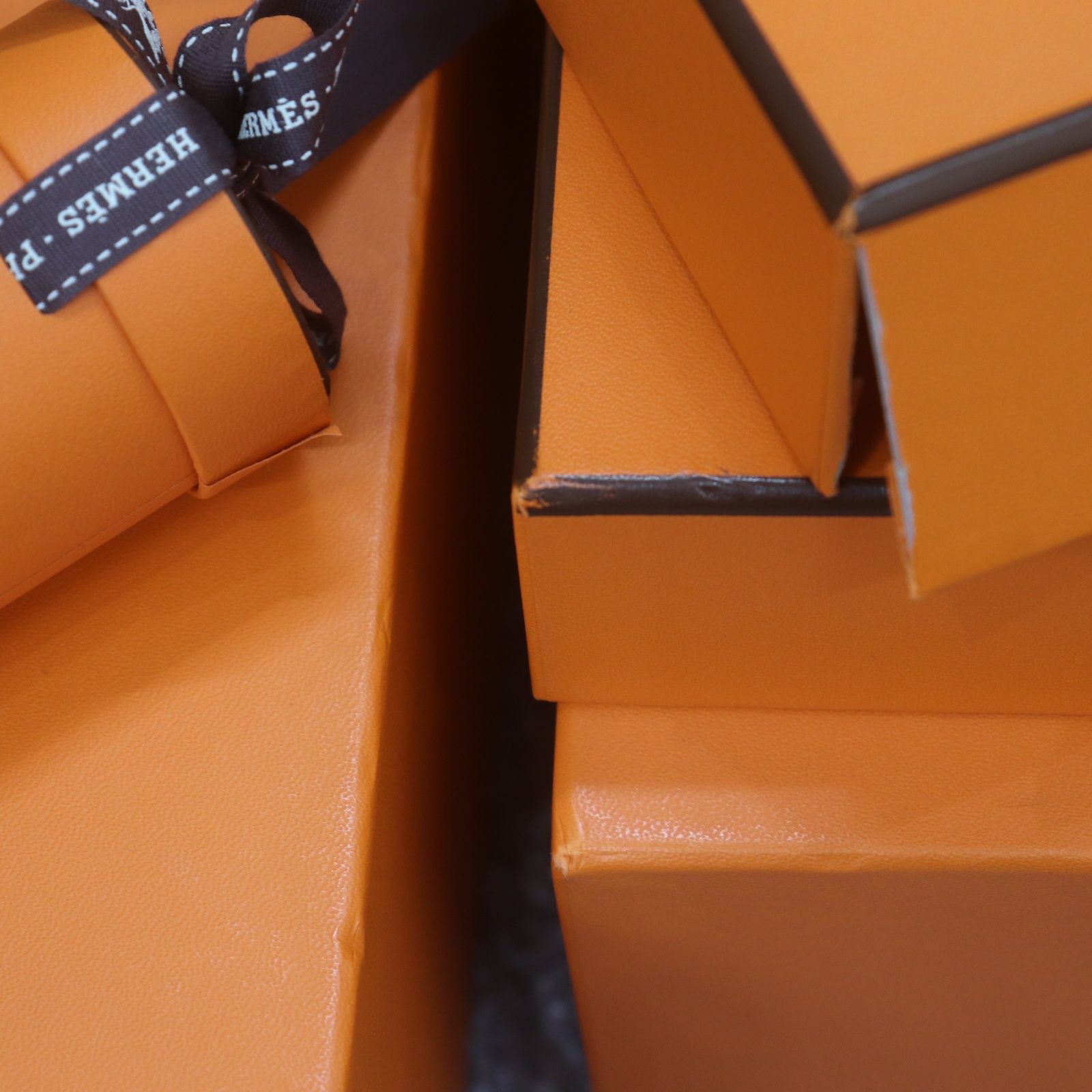 ITBFA7MZE8WB HERMES エルメス BOX ショッパー 純正 紙袋 オレンジ