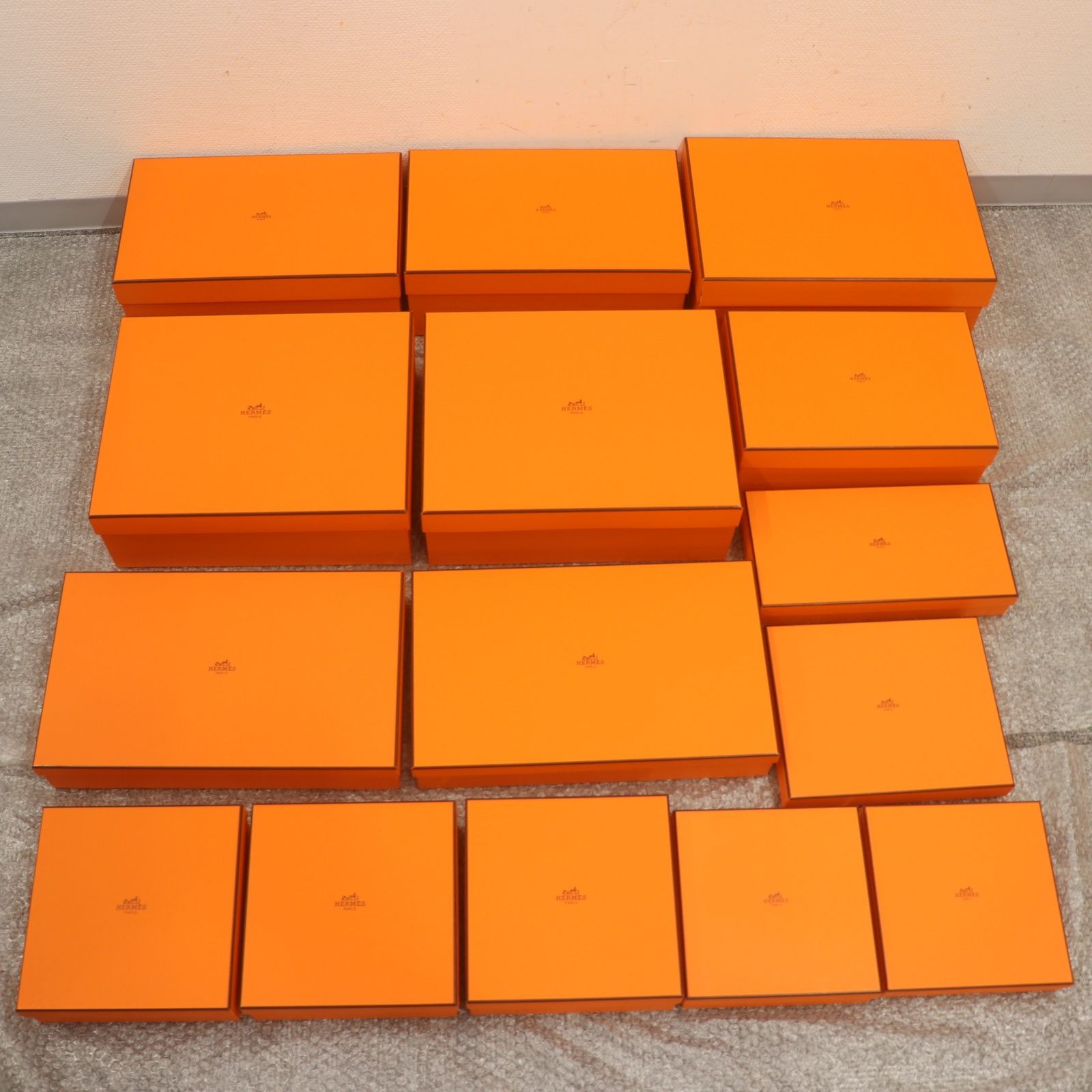 ITBFA7MZE8WB HERMES エルメス BOX ショッパー 純正 紙袋 オレンジ