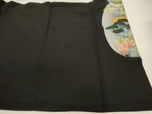 MO-00746 豪華黒留袖 作家物 東寺 暈し染め 金彩 正絹 逸品 - メルカリ