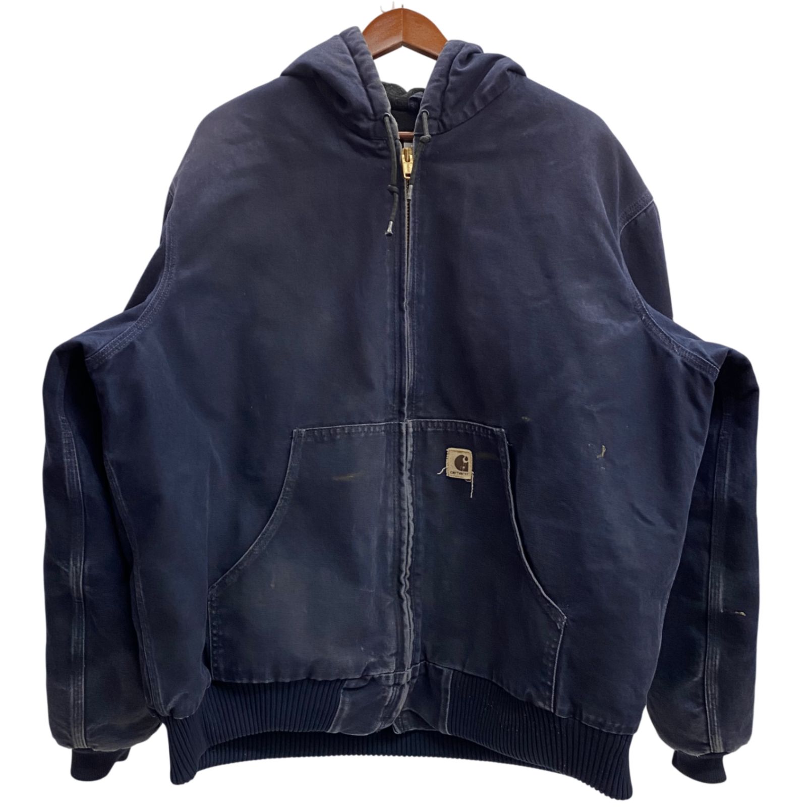 カーハート Carhartt 00's 05年製 アクティブジャケット パーカー ジャケット ネイビー XLサイズ 201MT-5901 VB