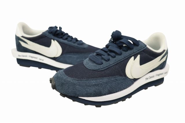 ナイキ NIKE × fragment design フラグメント デザイン ×sacai サカイ LD WAFFLE Blackended Blue ワッフル ブラクンド ブルー DH2684-400 28 紺 ネイビー ▲ 260508