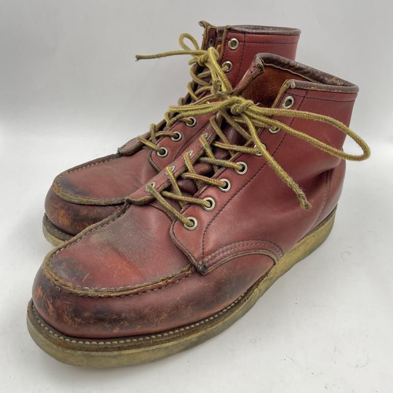 【中古】RED WING 90s 半円犬タグ 875 アイリッシュセッター ブラウン サイズUS8E △状態考慮[24]