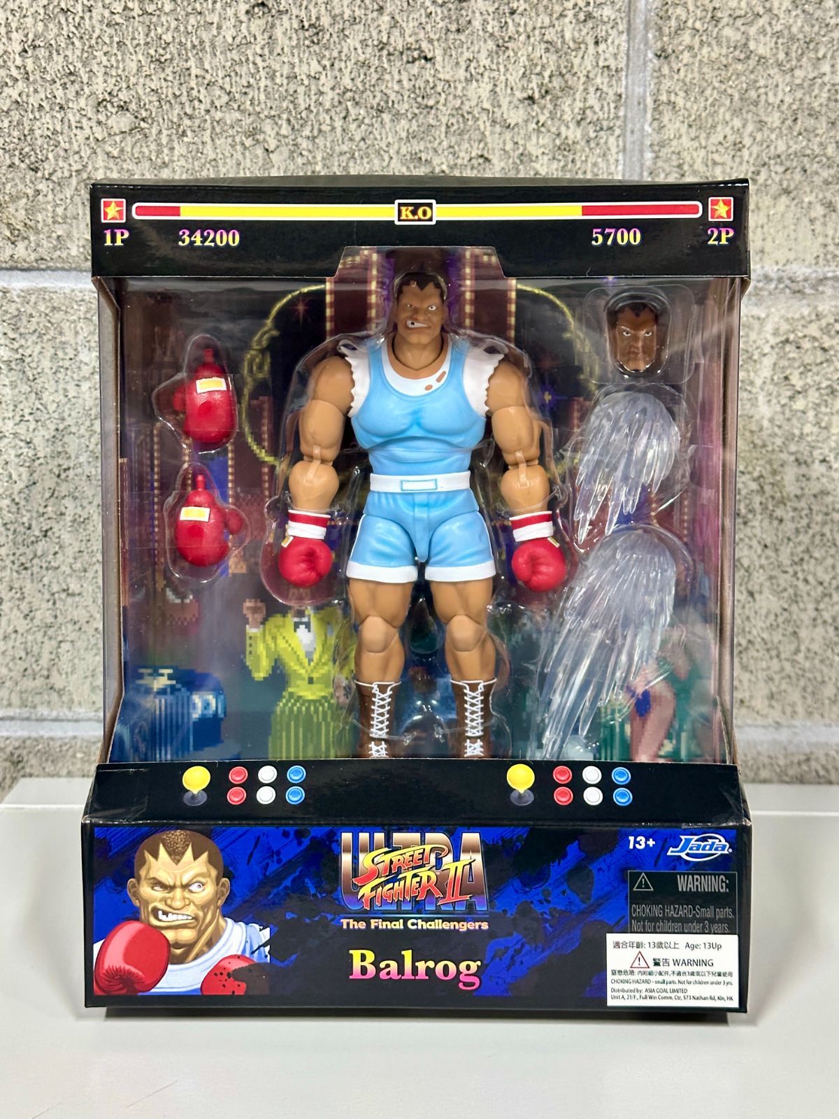 JADA TOYS Street Fighter ストリートファイター Balrog（マイク・バイソン）1/12 アクションフィギュア JD35741