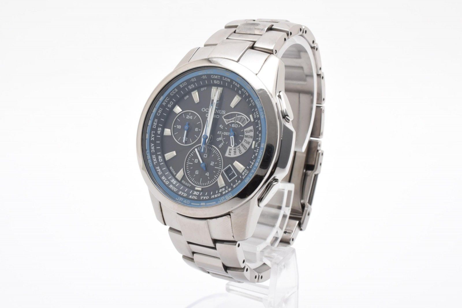 カシオ Casio OCEANUS OCW-M700 メンズ腕時計 電波ソーラー クロノ 