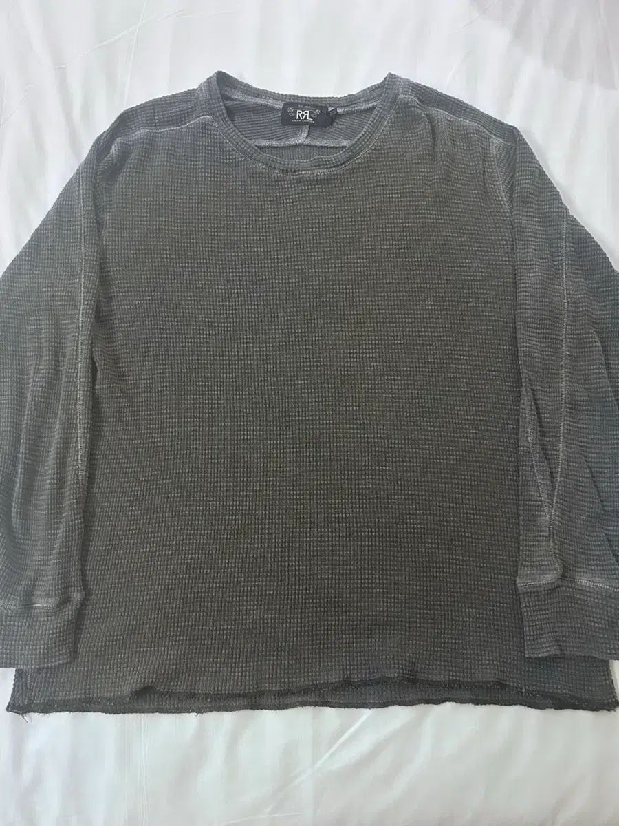 RRL ワッフル サーマル Tシャツ グレー L