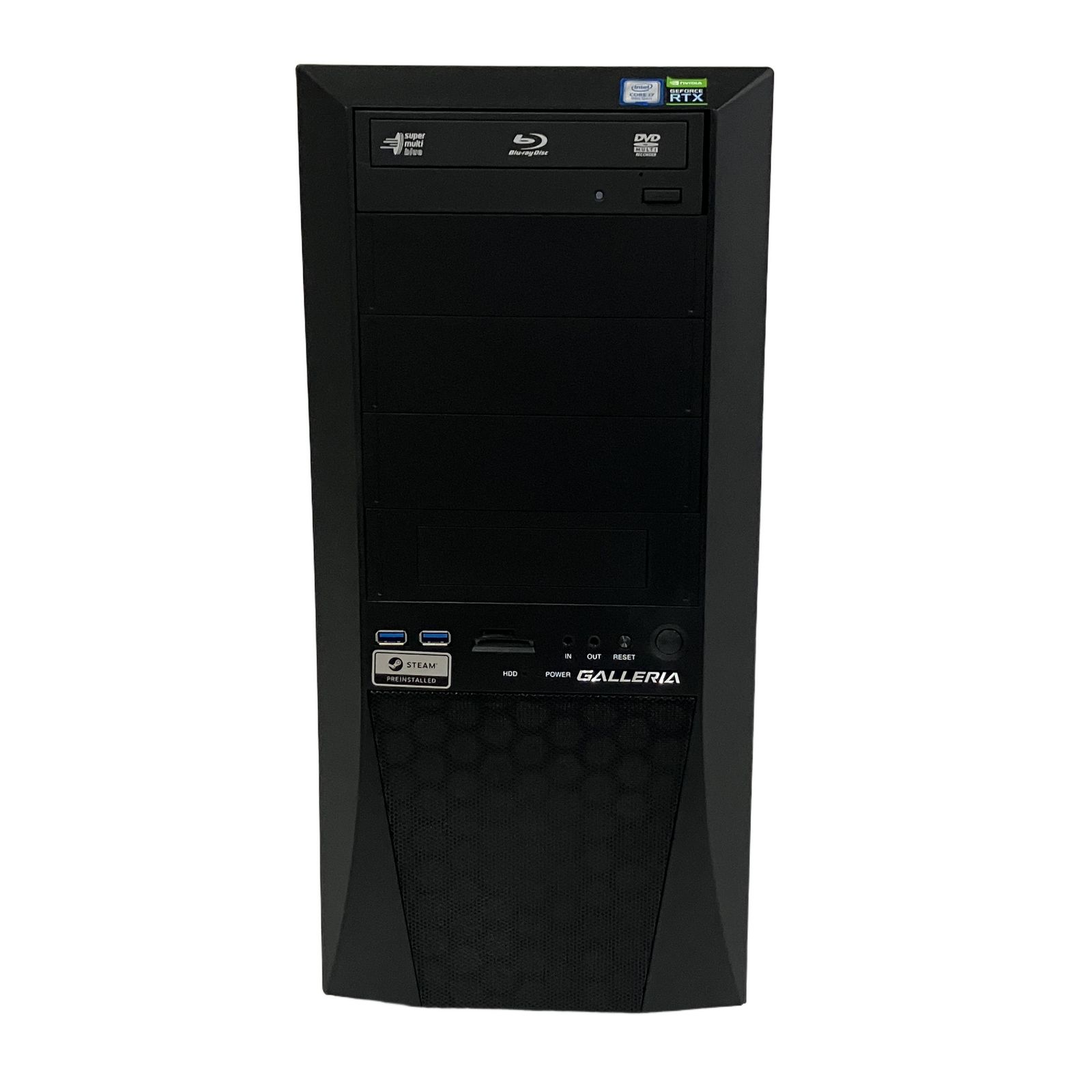 GALLERIA デスクトップPC i7-9700KF RTX2070SUPER メモリ16GB SSD512GB HDD2TB win11home ゲーミング 中古 B11165114