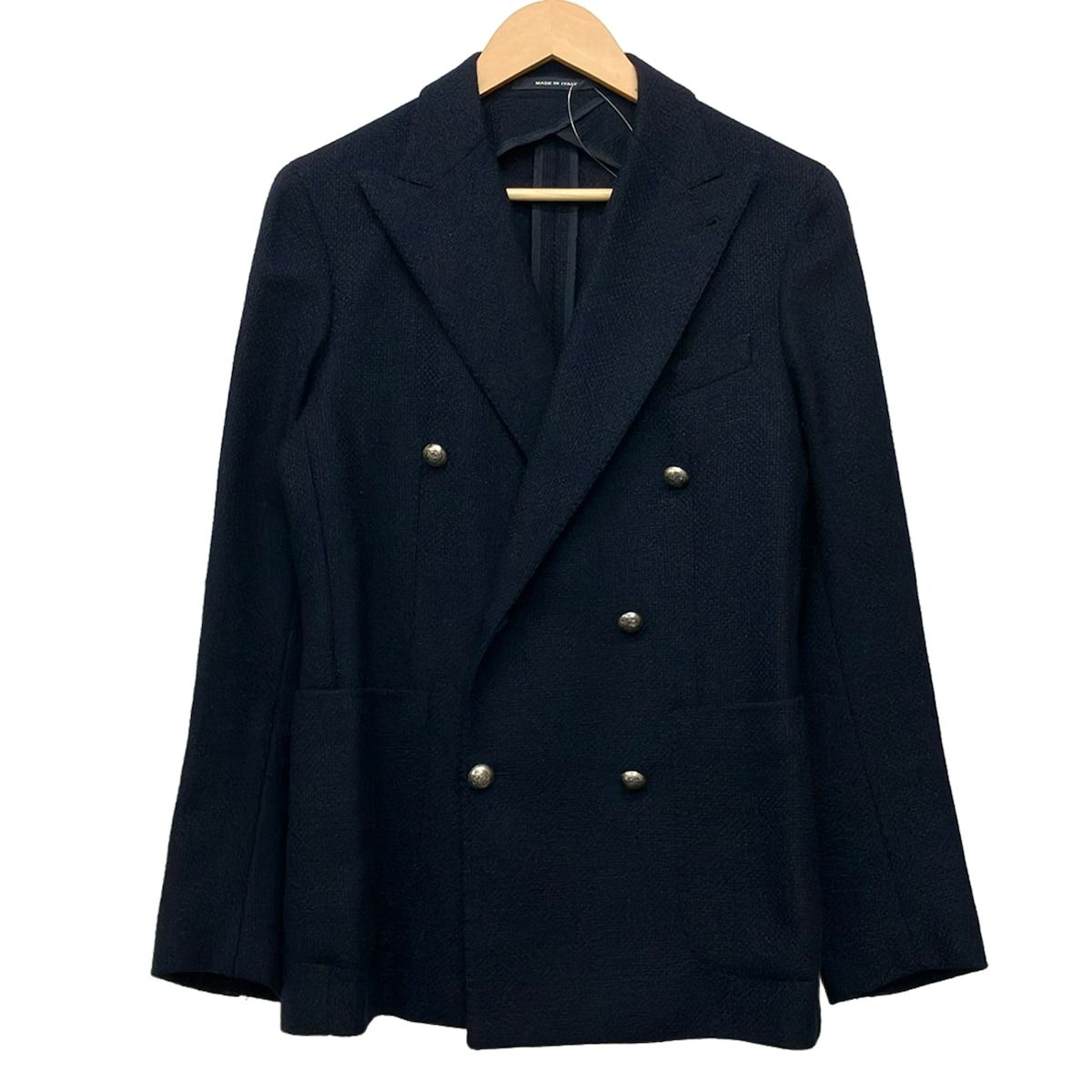 TAGLIATORE(タリアトーレ) ジャケット サイズ48美品 - ダークネイビー 長袖/春/秋/ダブル