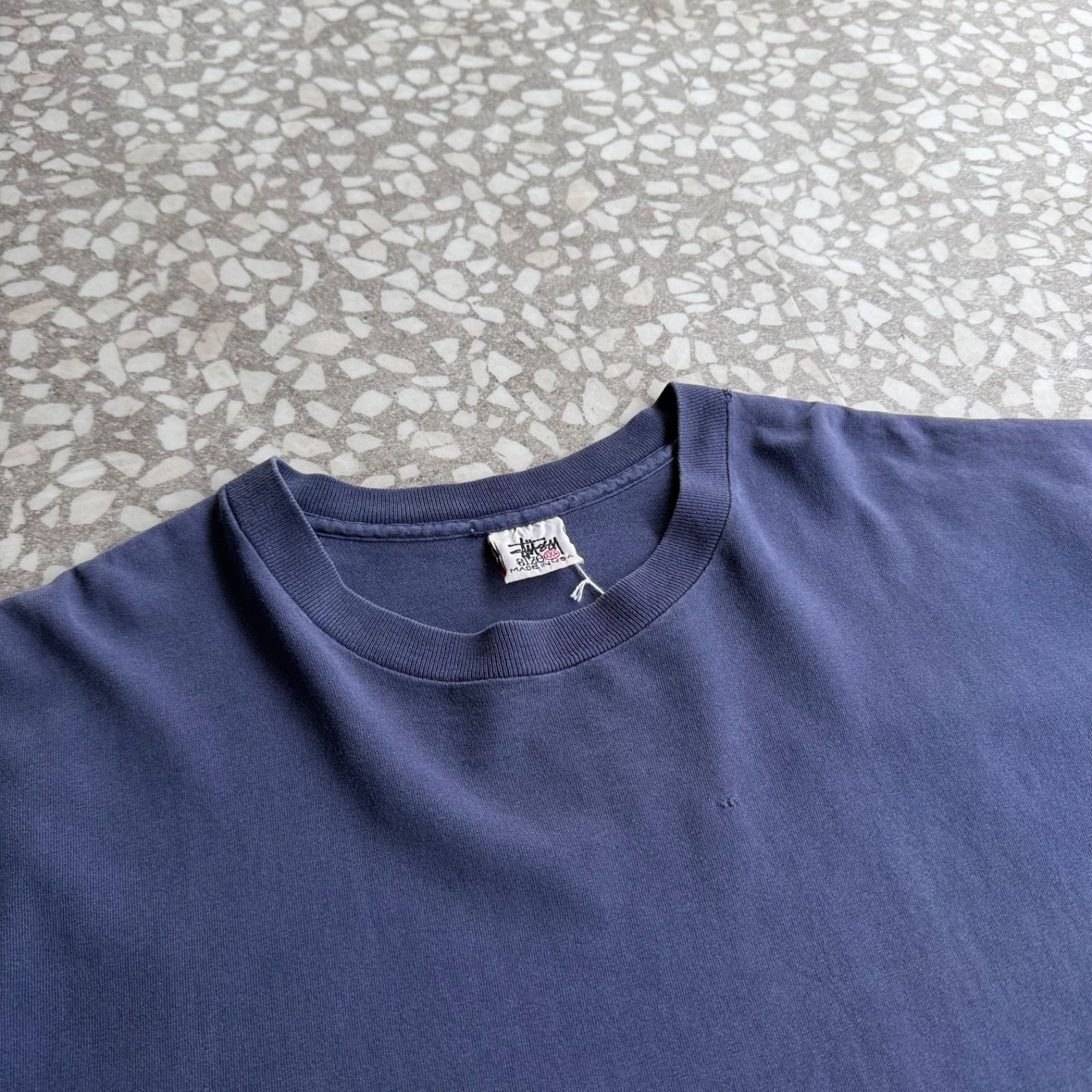 STUSSY / 90's back print T-shirt 白タグ オールドステューシー