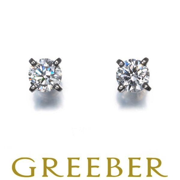 カルティエ ピアス ダイヤ ダイヤモンド 0.23ct/0.23ct E/F 3EX 1895 ソリテール Pt950 鑑定書 #193606