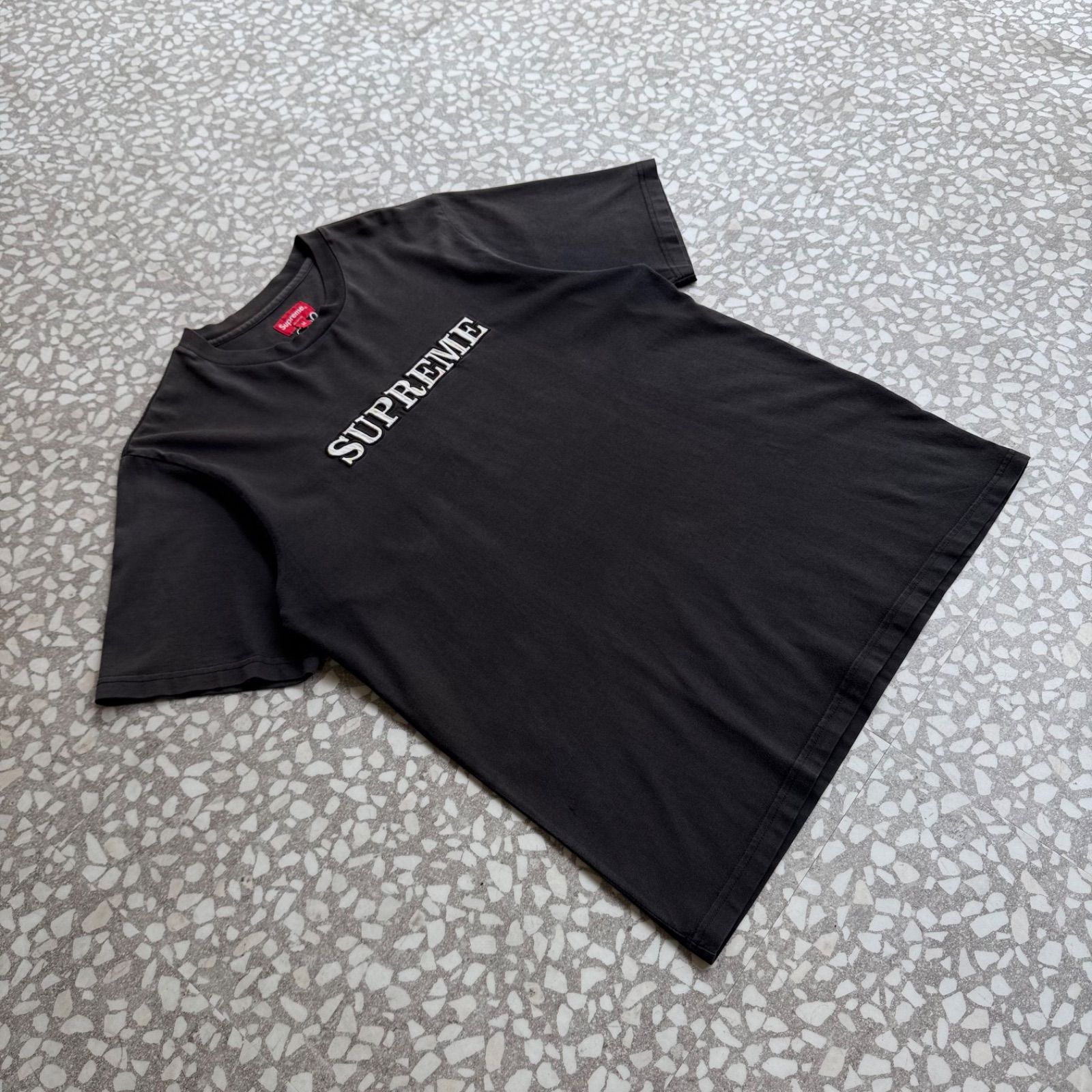 Supreme / logo T-shirt size M シュプリーム　クラシックロゴTシャツ　ビッグ刺繍ロゴ　ストリート　半袖　Mサイズ　西海岸　サンフランシスコ　オールドスクール　ボックスロゴ