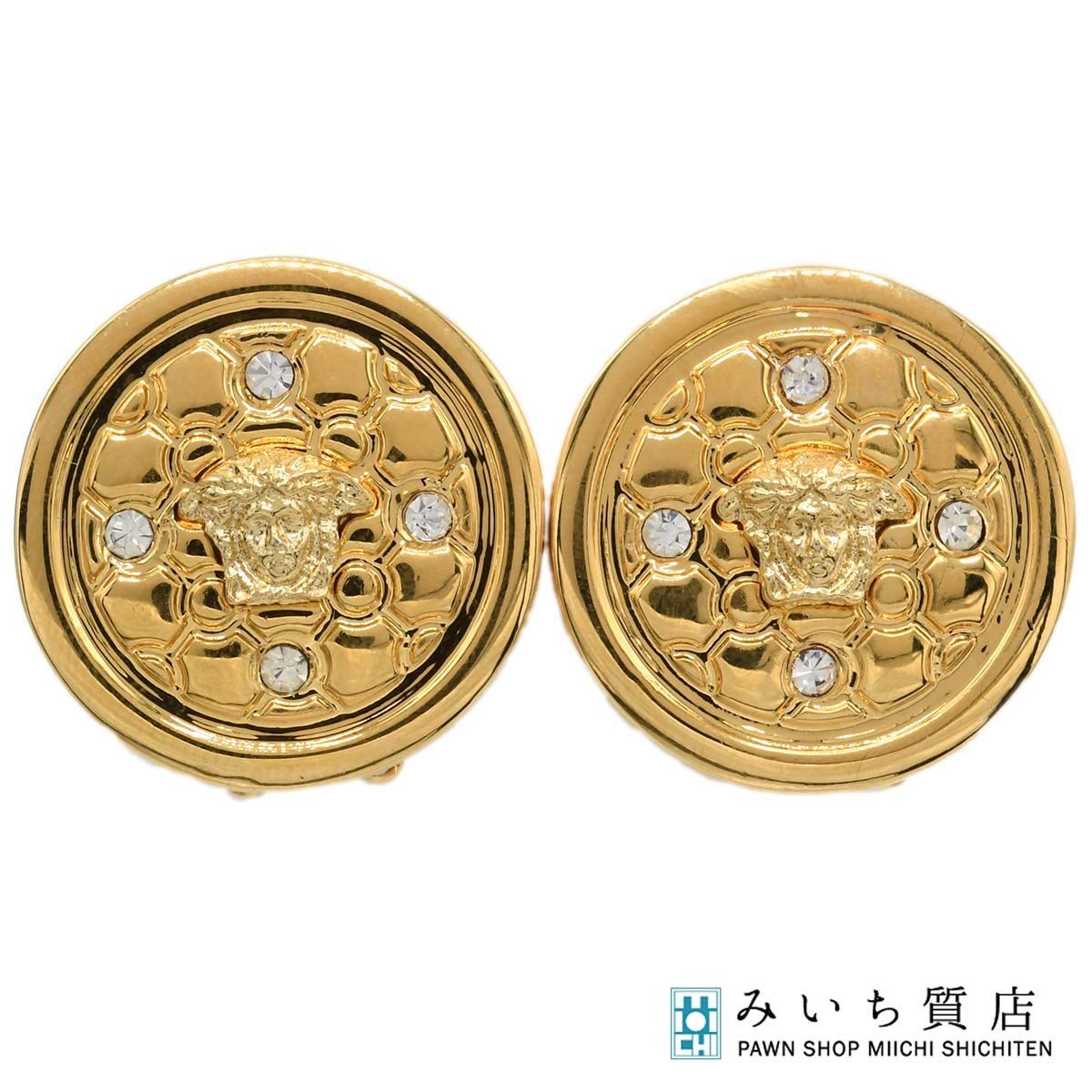 GIANNI VERSACE ヴェルサーチ イヤリング メデューサ GP ライン