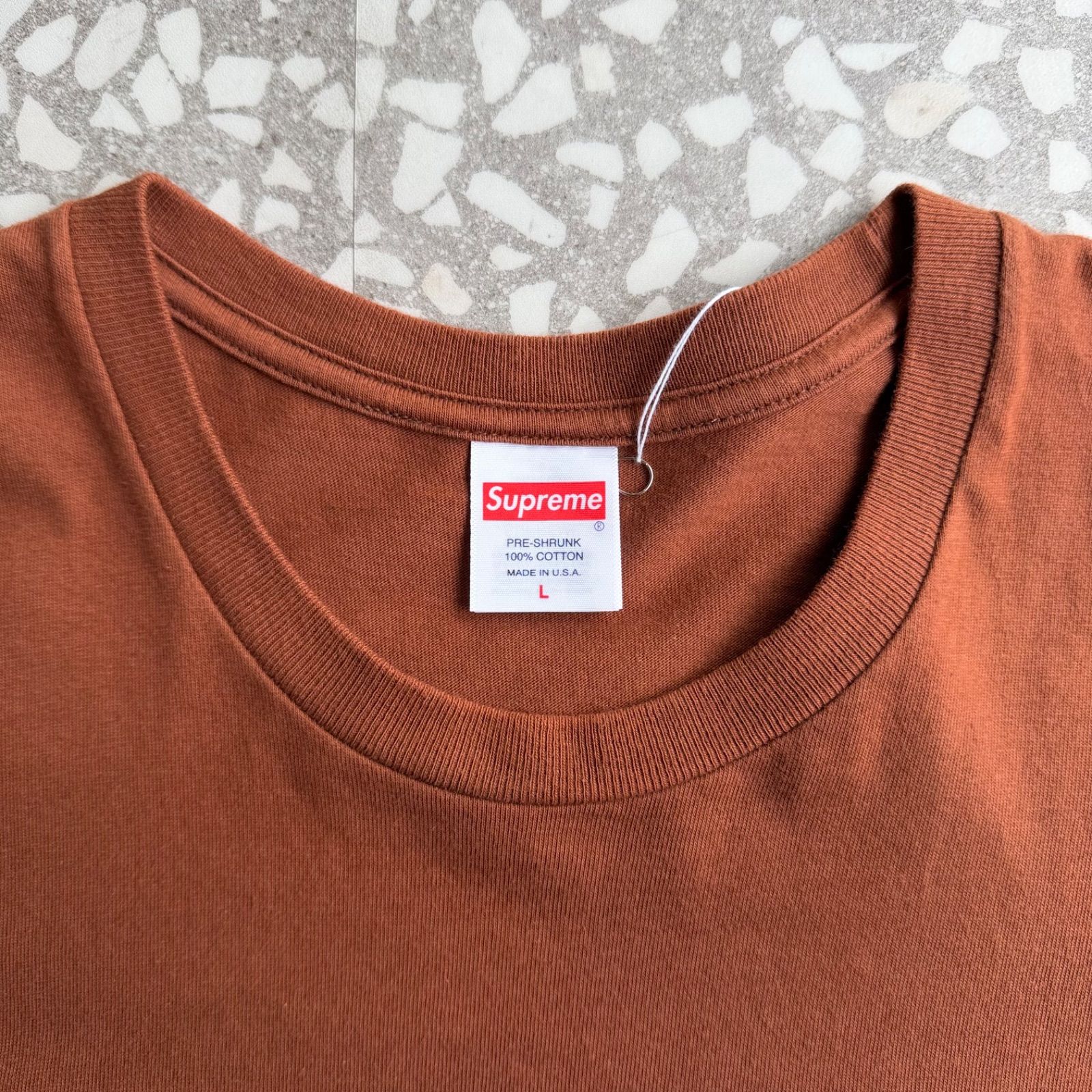 Supreme / 23ss Skeleton Tee size L シュプリーム　半袖Tシャツ　ナイトメア　スカル　ディズニー　ストリート 西海岸　ユニセックス sk8 ブラウン　オーバーサイズ　半袖
