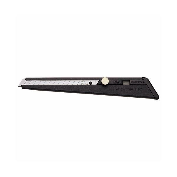 （まとめ） NTカッター A型カッター 黒S-202P 1本 〔×30セット〕