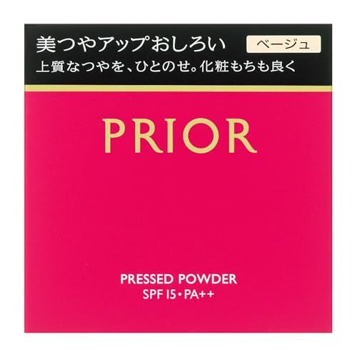 プリオール PRIOR 美つやアップおしろい 9.5g フェイスパウダー SPF15 PA++ ベースメイクma