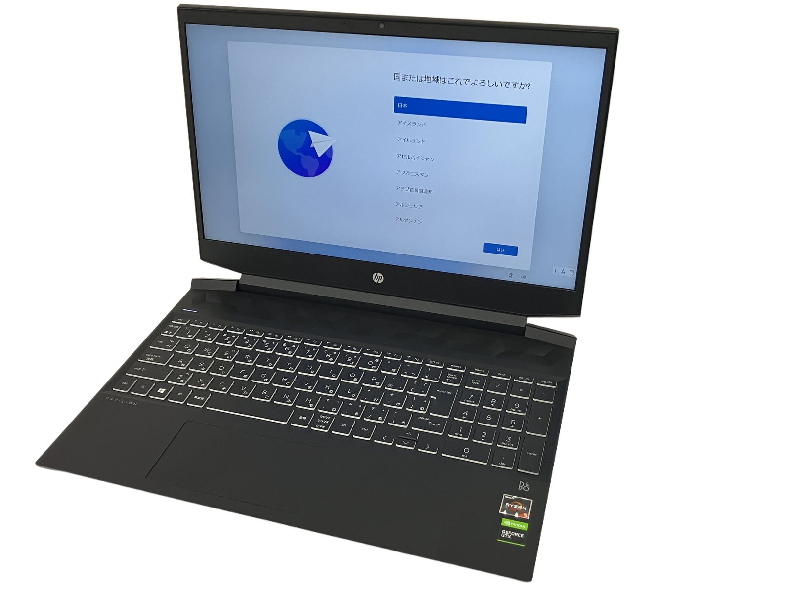 HP Pavilion Gaming Laptop 15-ec0039ax ノート パソコン Ryzen 5 3550H 32GB HDD 1TB SSD 128GB GTX1650 15.6インチ FHD Win11 中古 T11217377