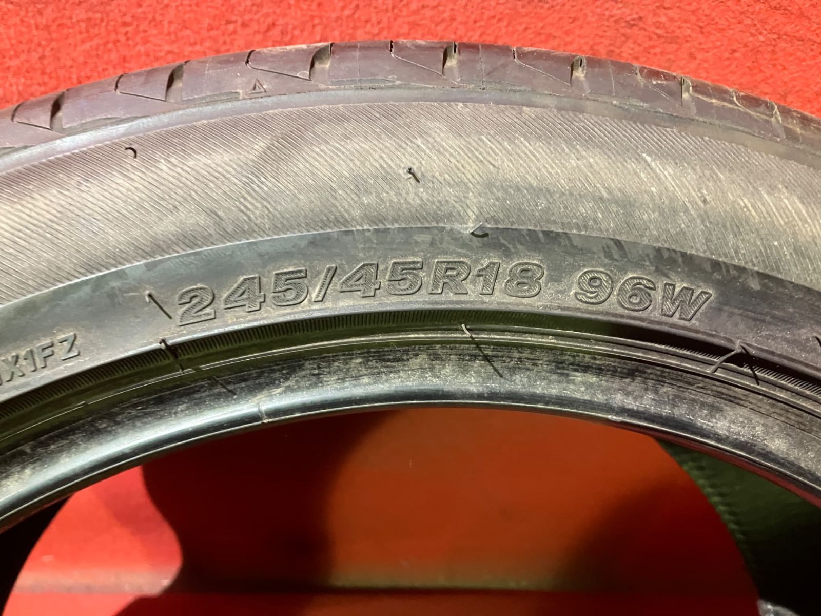中古サマータイヤ【245/45R18 BRIDGESTONE REGNO GR-XII】 4本SET